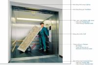 Thang tải hàng kèm người